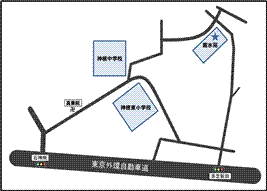 神根東地域包括支援センター地図のイラスト