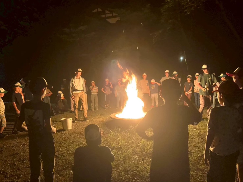 盛り上がったキャンプファイヤー