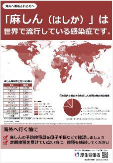 麻しんリーフレット（2026年版・出国前）