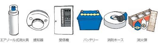 対象外製品のイラスト